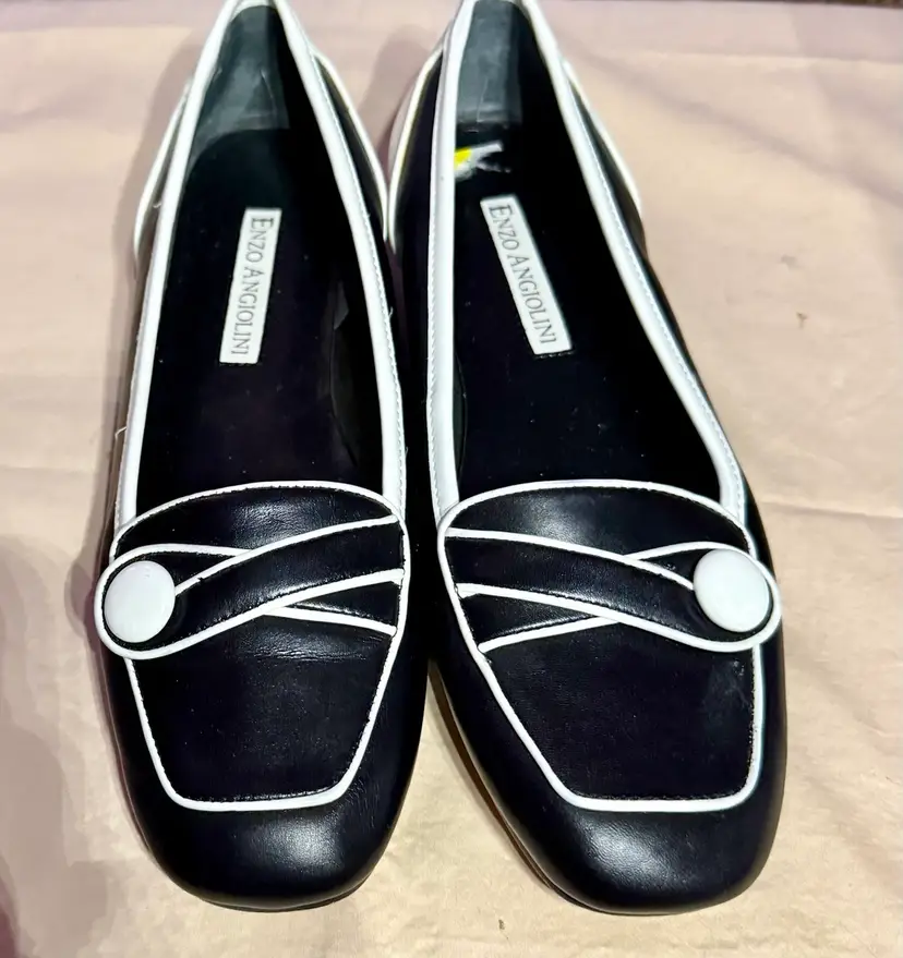 Black & White Enzo Angiolini Women’s Shoes Size 6 1/2