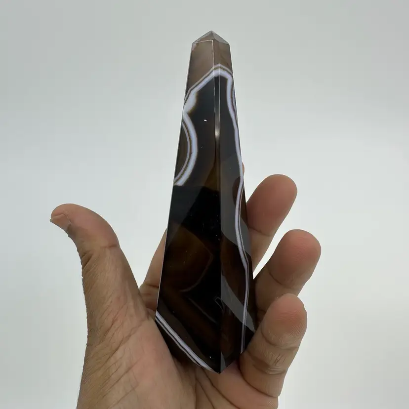 Brazilian Brown Agate Tower