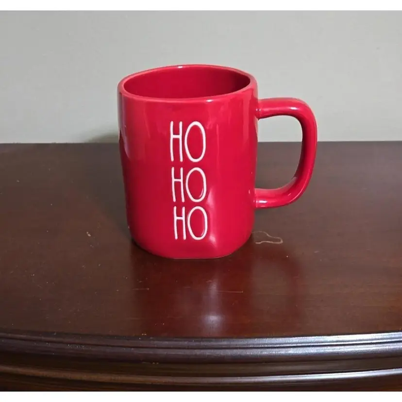 Rae Dunn Red HO HO HO Christmas Coffee Mug
