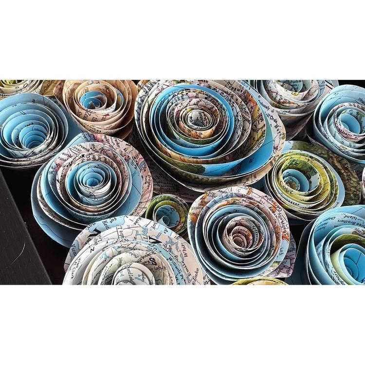 1 Dozen Paper Flowers