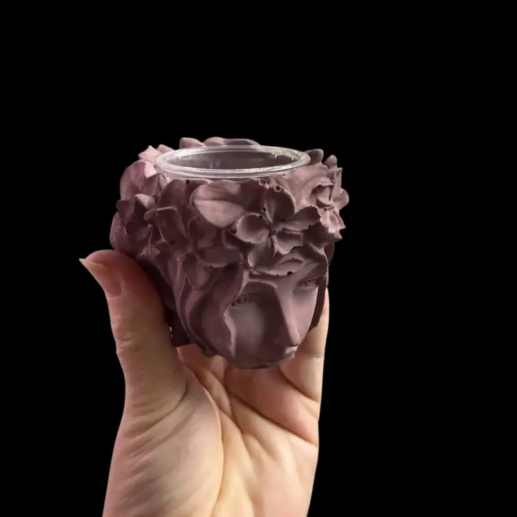 05-purple Face Pot #2