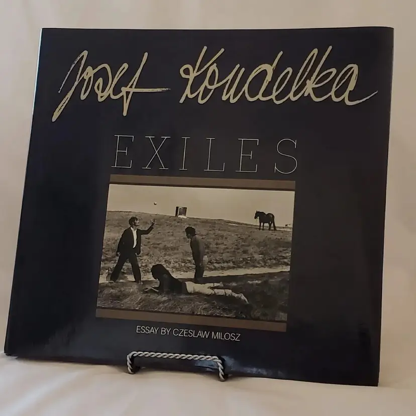 Josef Kouldeka EXILES Photography Book 1988 approximately 11 1/8" wide READ DESC