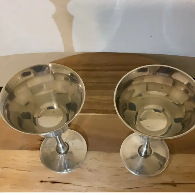 Vintage El de Uberti Italian Silver Plated Goblets