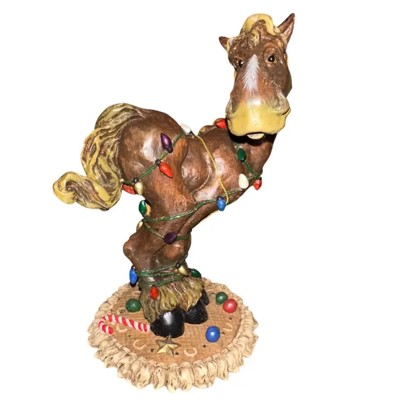 Retired Montana Silversmiths “Elmer’s Horse Sense” All Tangled Up Figurine