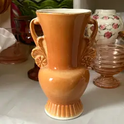Royal Copley Butterscotch Vase