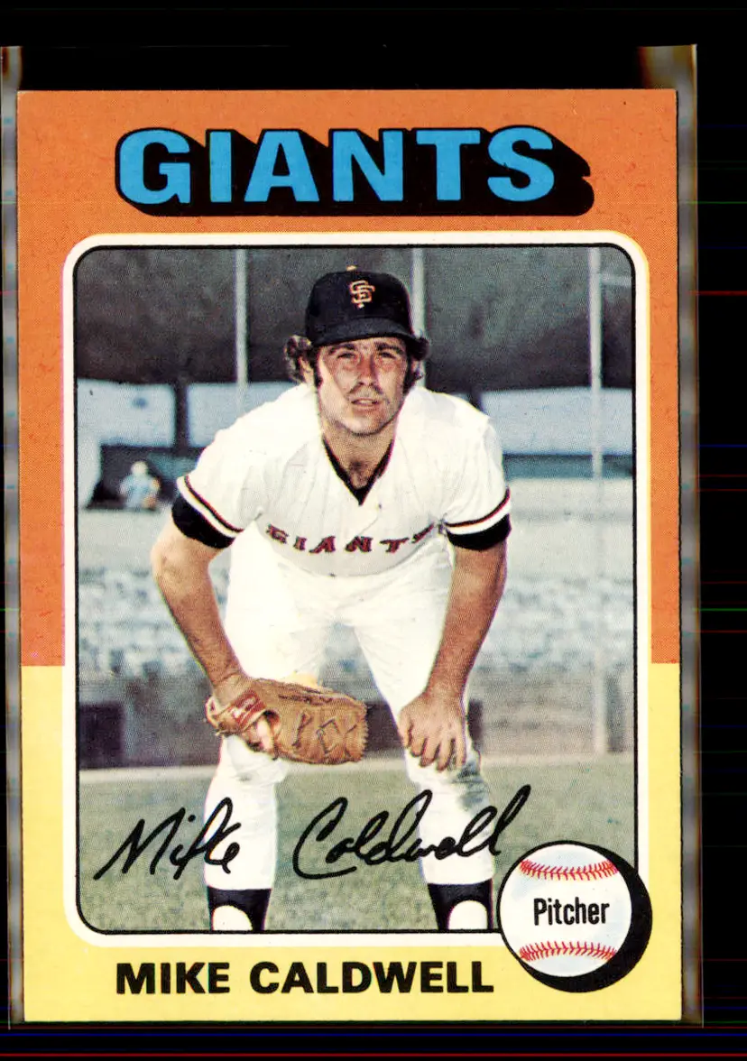 Mike Caldwell 1975 Topps #347 - San Francisco Giants - (pk4-238)