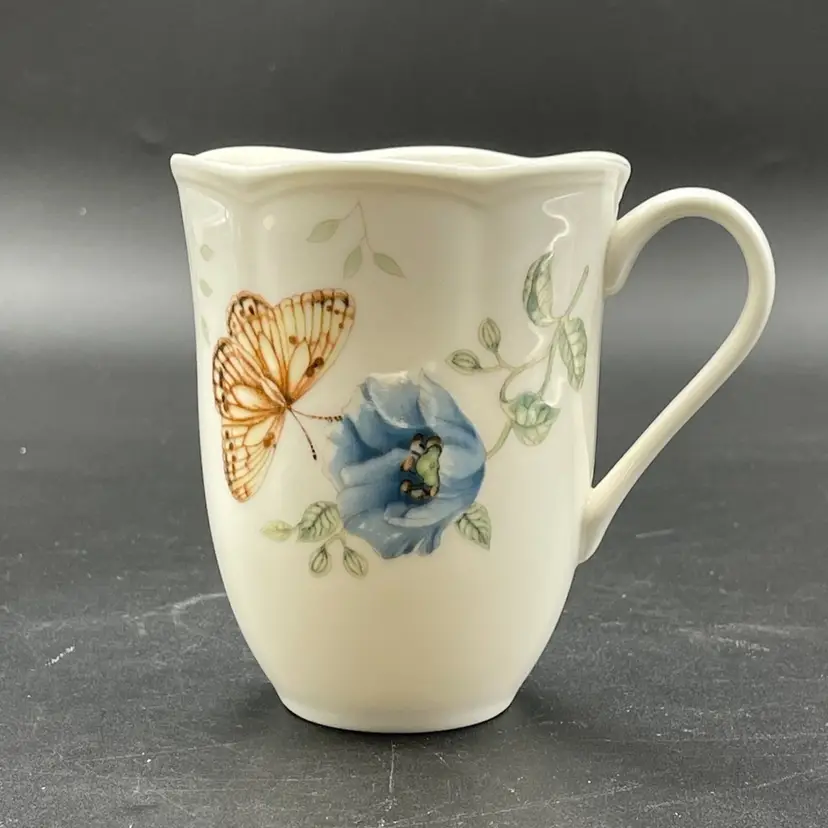 Lenox Butterfly Meadow Fritillary Coffee Mug Cup Drinkware Kitchenware
