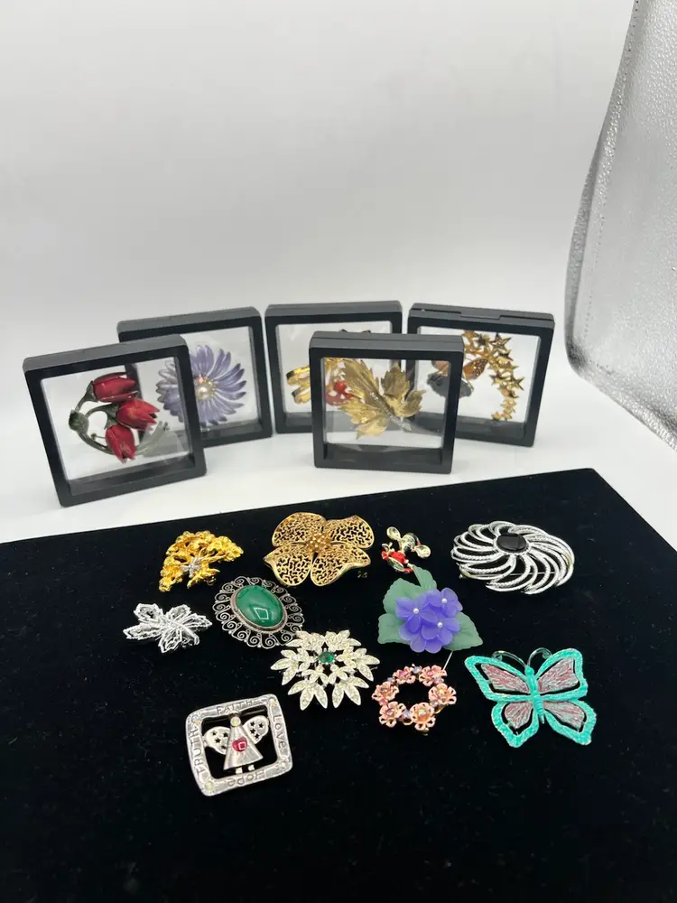 Brooches Lots Of Brooches