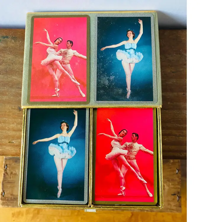 Vintage Ballet Double Pack of Playing Cards