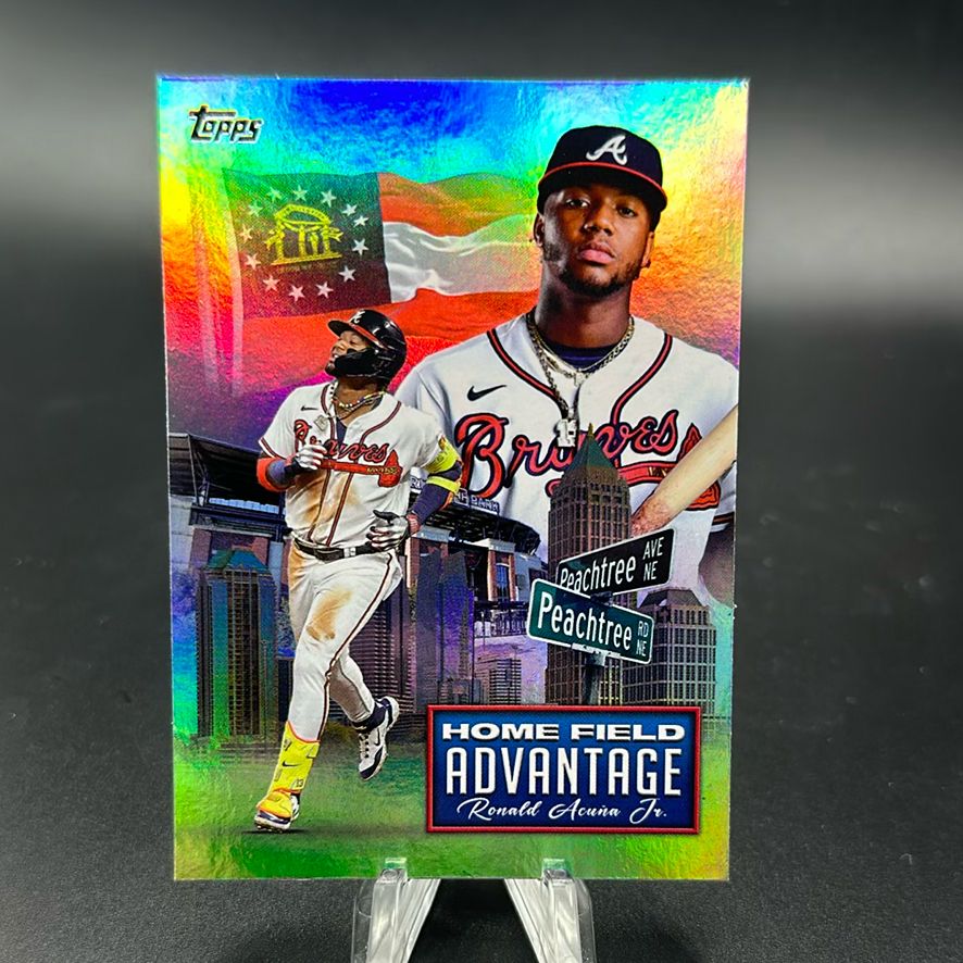 topps series2 アクーニャ HOME FIELD ADVANTAGE 2025 Topps Series 2