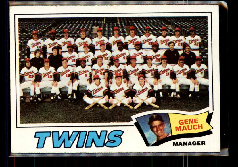 Gene Mauch 1977 Topps #228 - (144) - Minnesota Twins