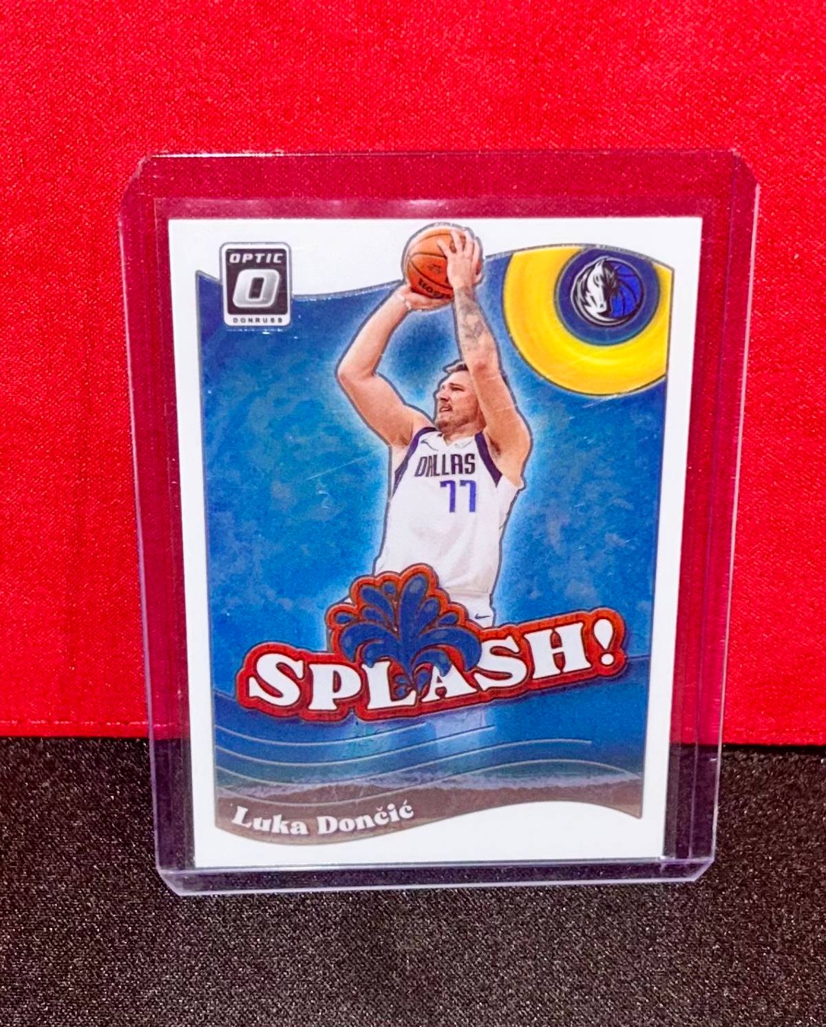 CHASING CARDBOARD · Luka Dončić Optic Splash! Card - Dallas Mavericks
