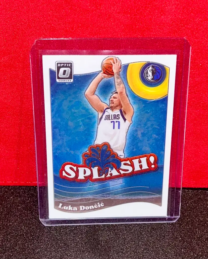 Luka Dončić Optic Splash! Card - Dallas Mavericks