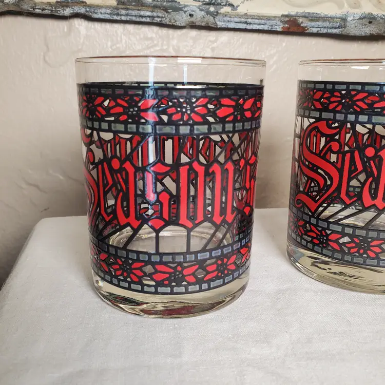 Set of Three Houze Season's Greetings Glasses