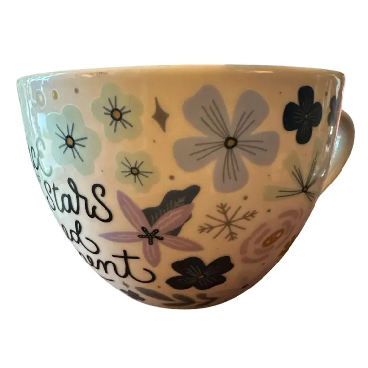 OwlCrate Reading Through The Seasons Mug w/ Quote by Toni Morrison Ex Condition