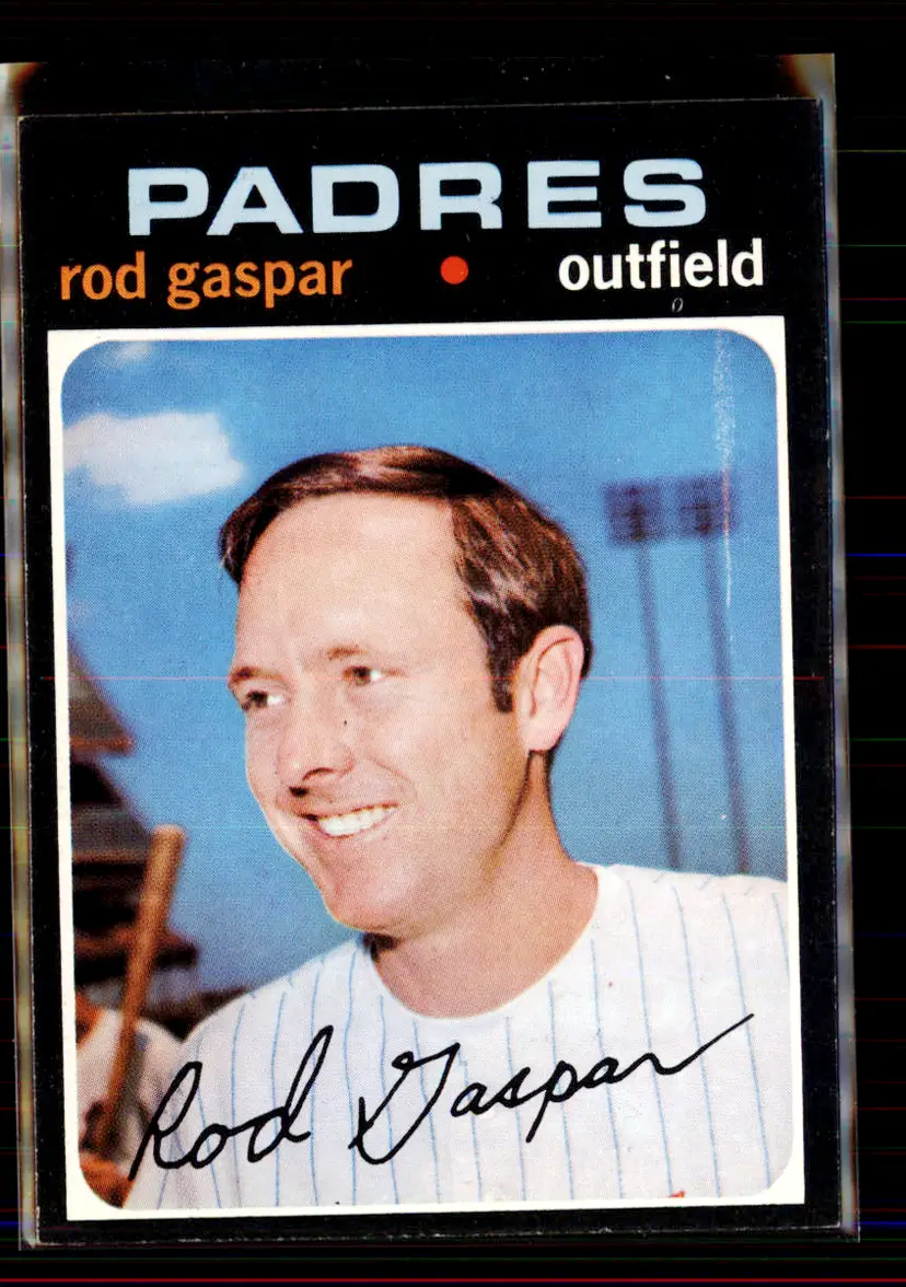 Rod Gaspar 1971 Topps #383 - San Diego Padres - (146-)