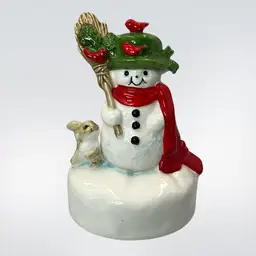 Vintage Frosty The Snowman Music Box 6” x 3.5”