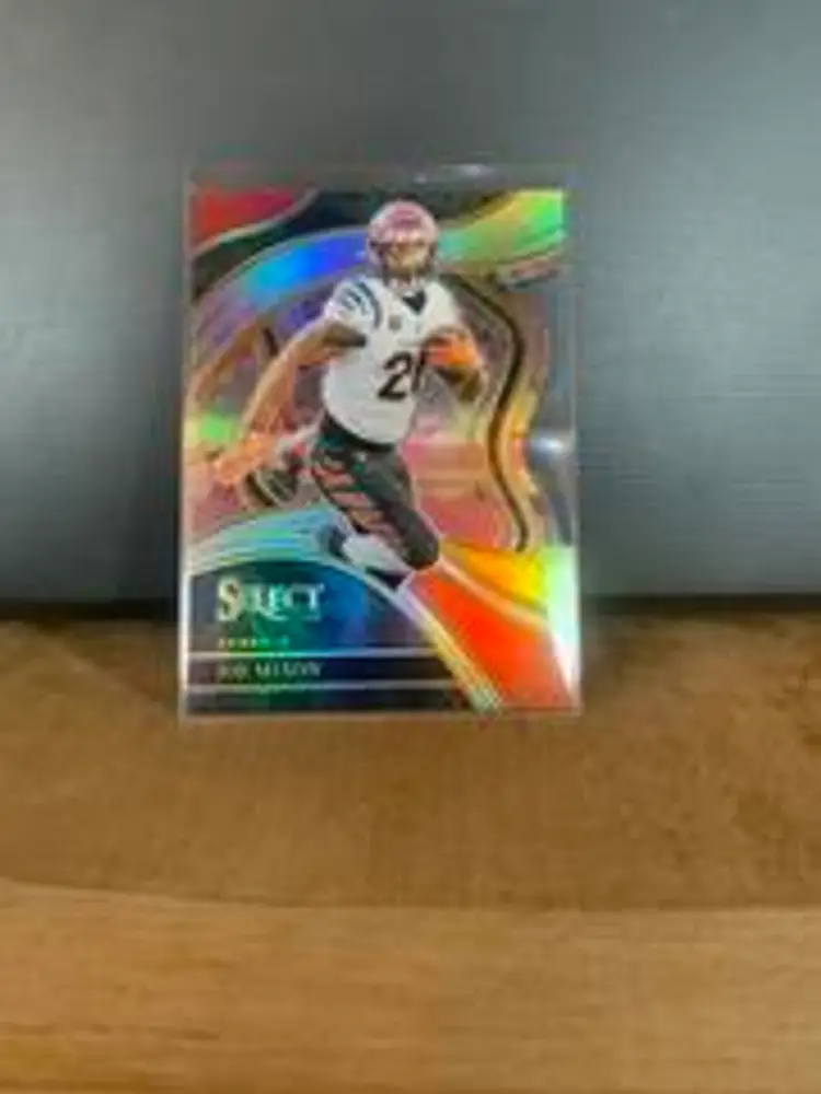 2023 Panini Select Joe Mixon #255 Black Gold Prizm Die Cut