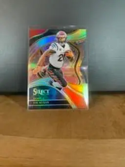 2023 Panini Select Joe Mixon #255 Black Gold Prizm Die Cut