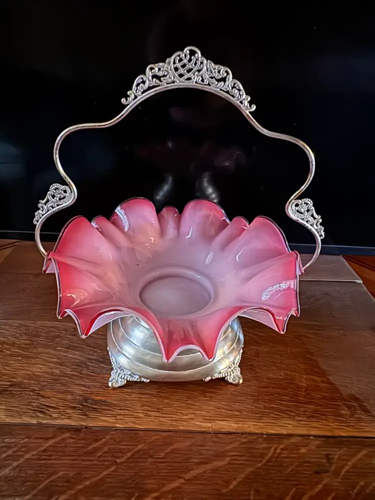 Antique Bridal Basket