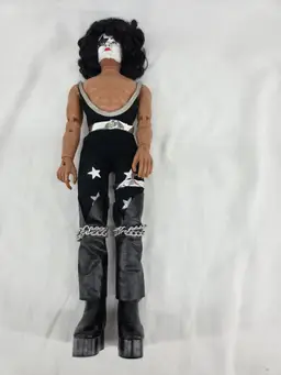 Vintage 1977 KISS Paul Stanley Starchild Mego Doll Action Figure 12 in