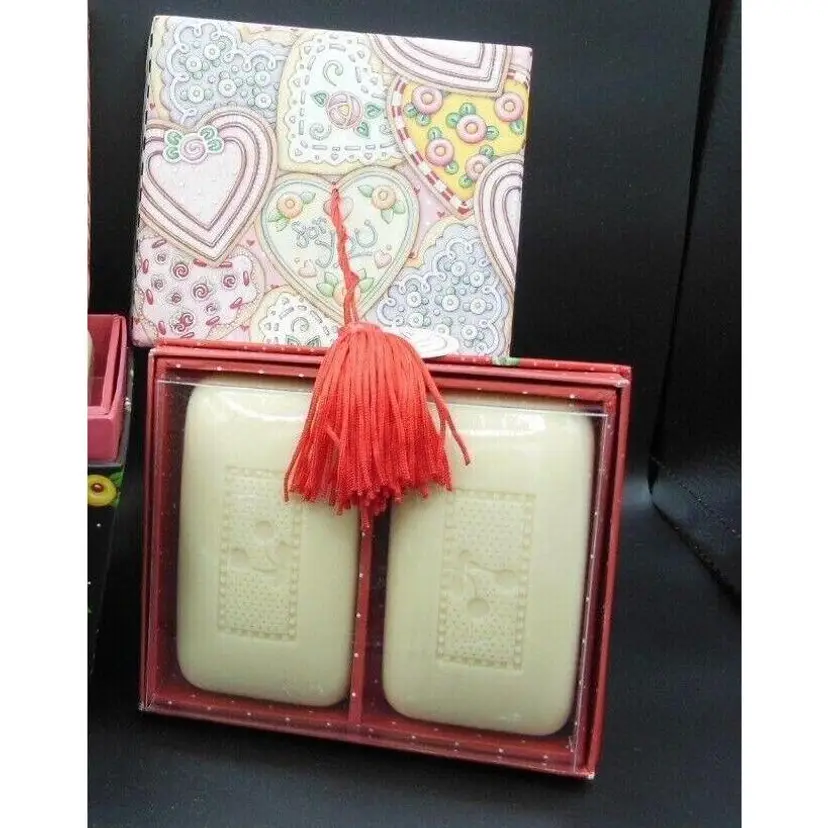 Have A Heart - Vintage Mary Engelbreit Lavender Soaps in Reusable Keepsake Box