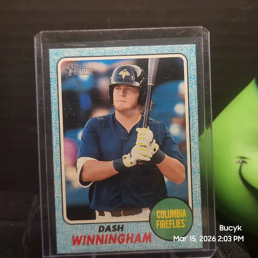 2017 Topps Heritage Minors - Dash Winningham New York Mets 52/99