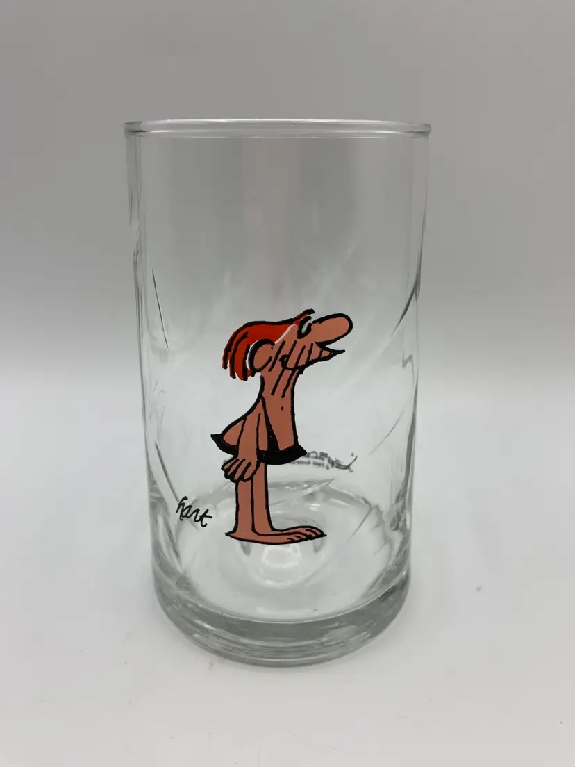 Vintage Johnny Hart Arby's B.C. Comic Character Ice Age Collectible Tumbler 1981