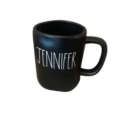 Rae Dunn Jennifer Mug 5 3/4 X 3 1/4 X 3 1/2 Inches