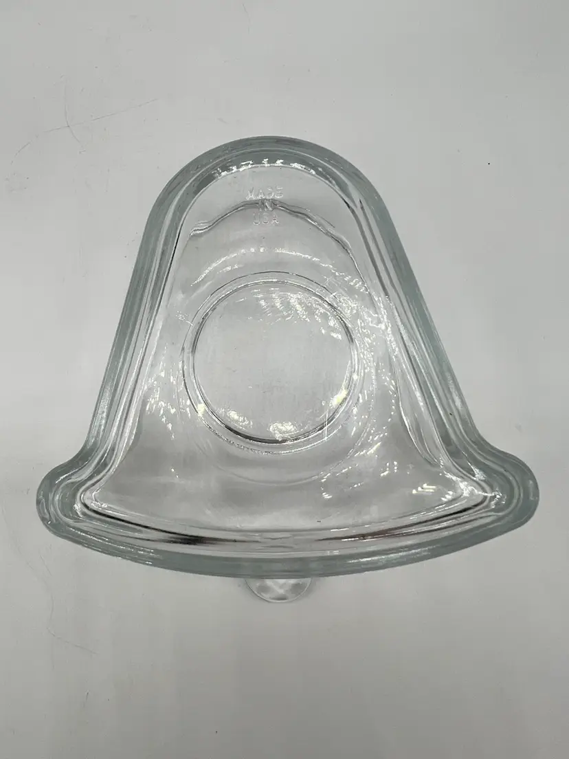 Clear Glass Bell Shaped Votive Candle Holder