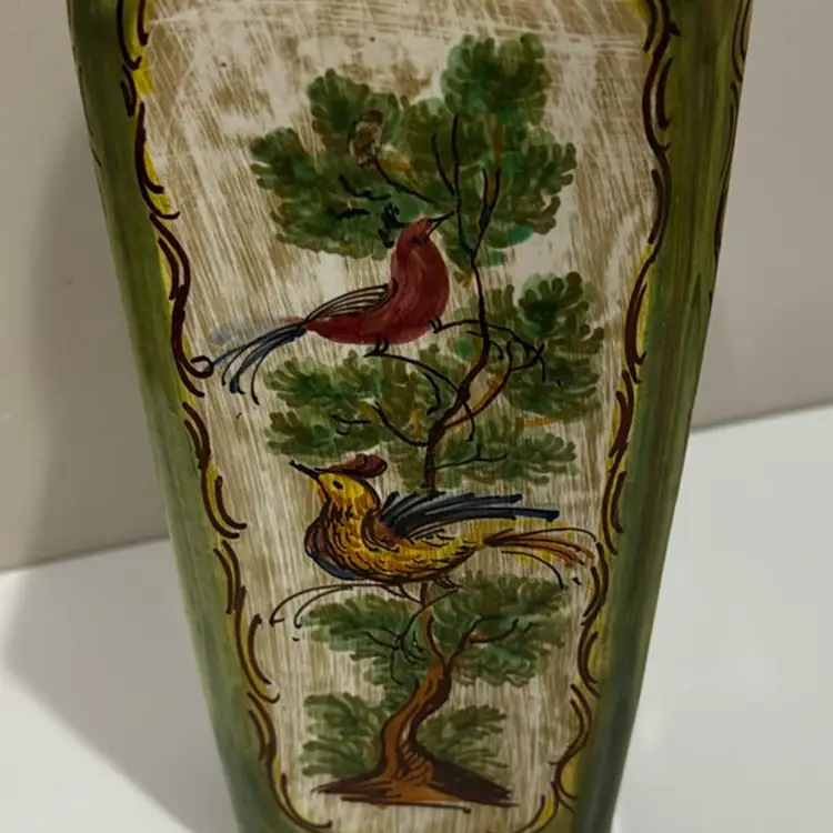 Mid-Century Meiselman Imports Hand Painted Italian Vase