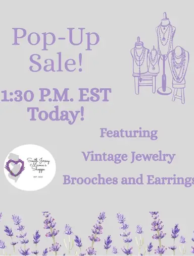 Pop-Up Vintage Brooches And Earrings, More Than Listed Pre-Bids