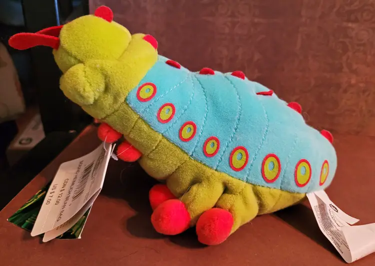 Vintage Disney Store - Pixar A Bug's Life Plush 'Sound Heimlick' Bean Bag c.1990s