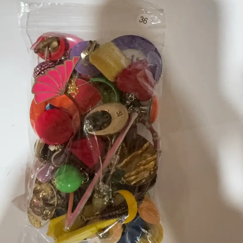 Lot #36 1 Earring Multicolor Earrings