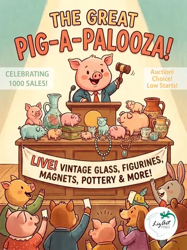 Pig-a-Palooza - 75+ Pigs - W LizArt Finds!