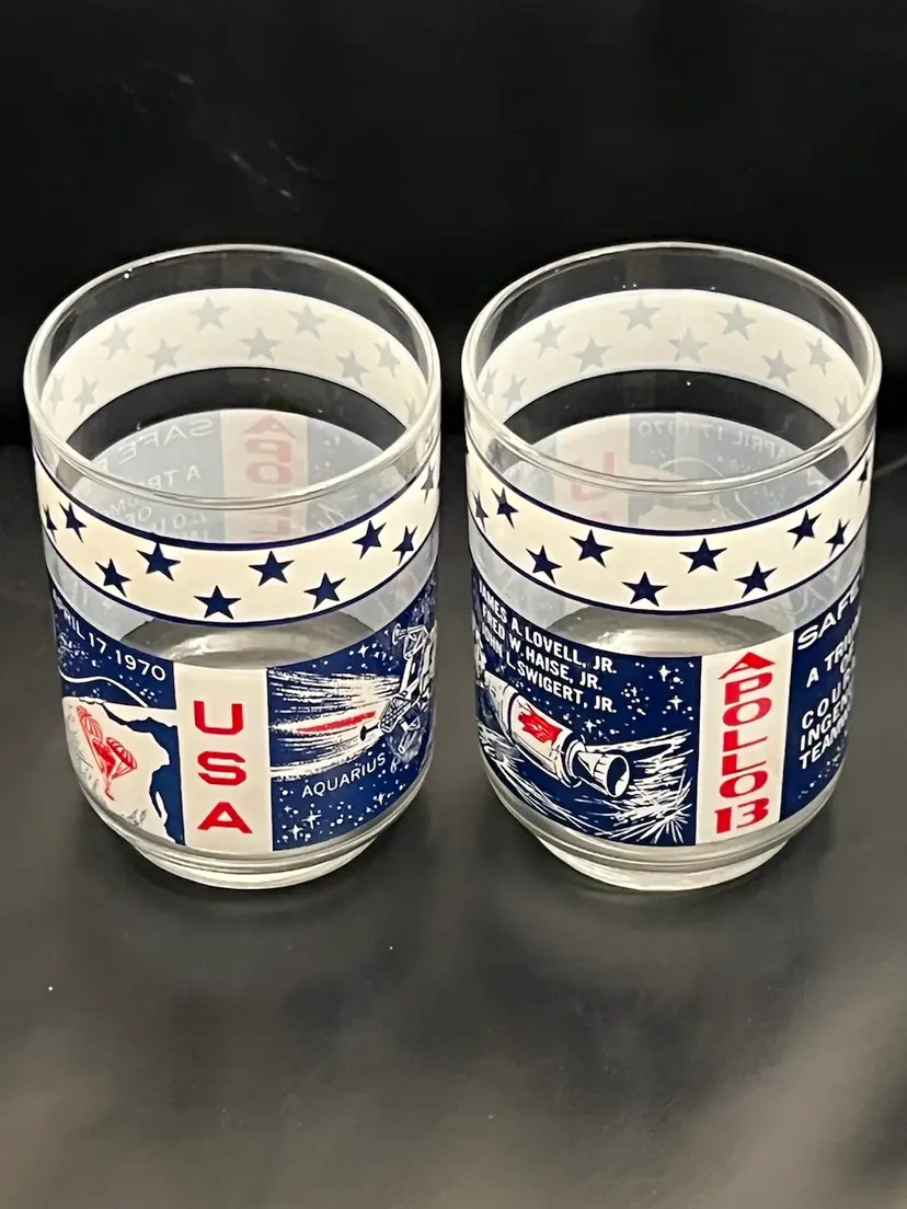 NASA Apollo Space Mission Libby Glasses