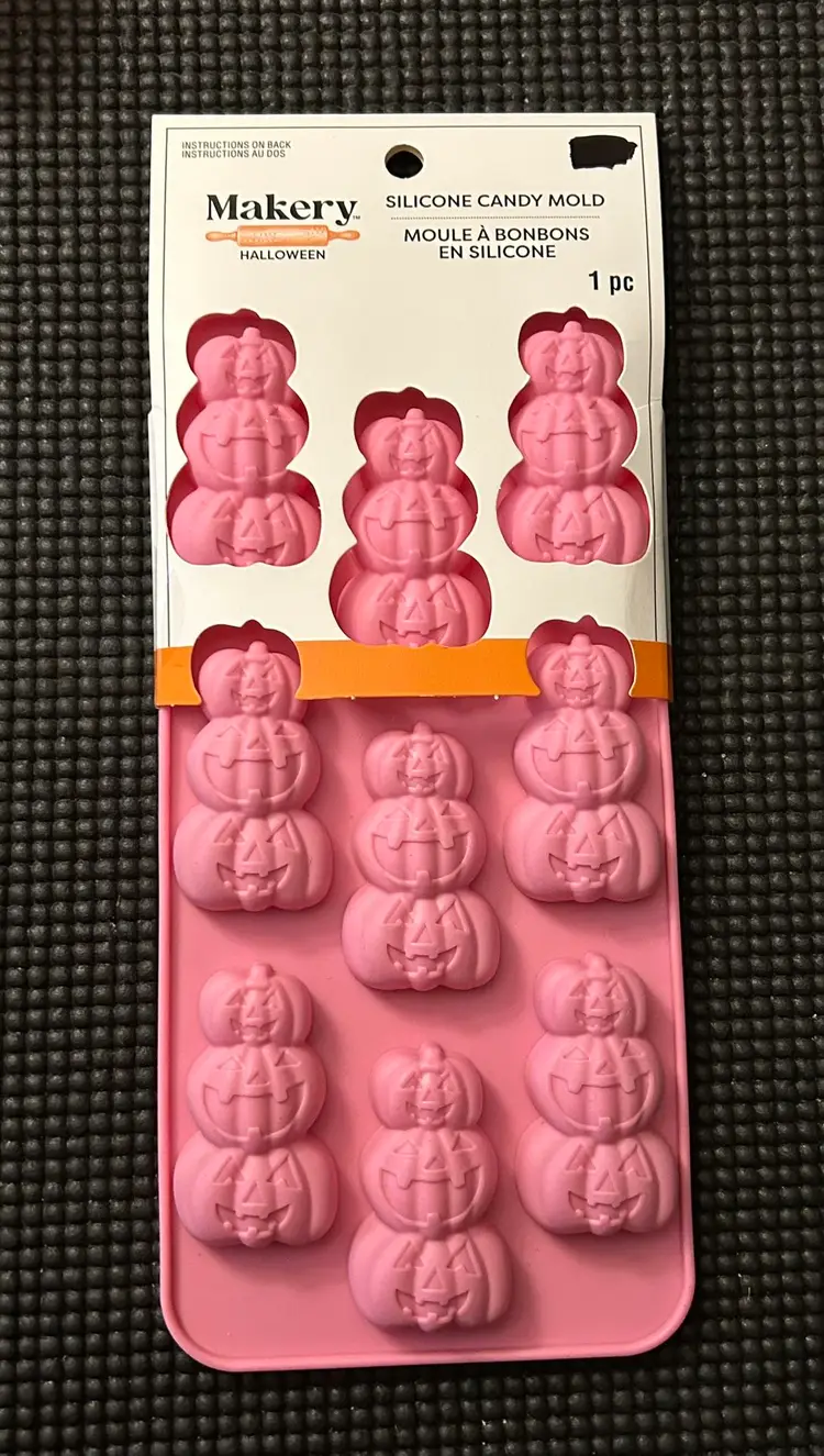 Makery Halloween Pumpkin Tower Silicone Candy Mold NWT