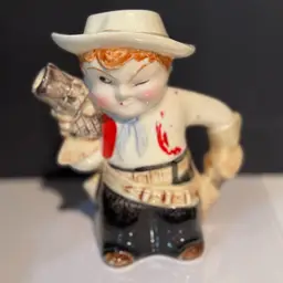 1950s Cowboy Miniature Pitcher