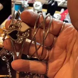 Ring Bracelet And Snd Metal Bangle