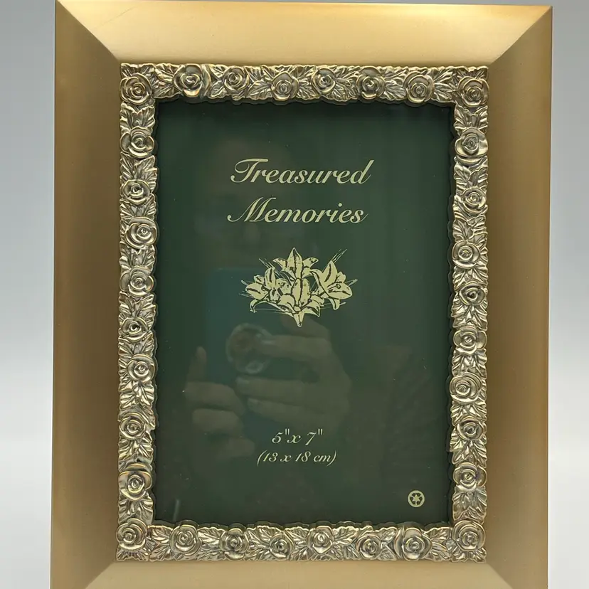 NOS- Gold Rose Frame