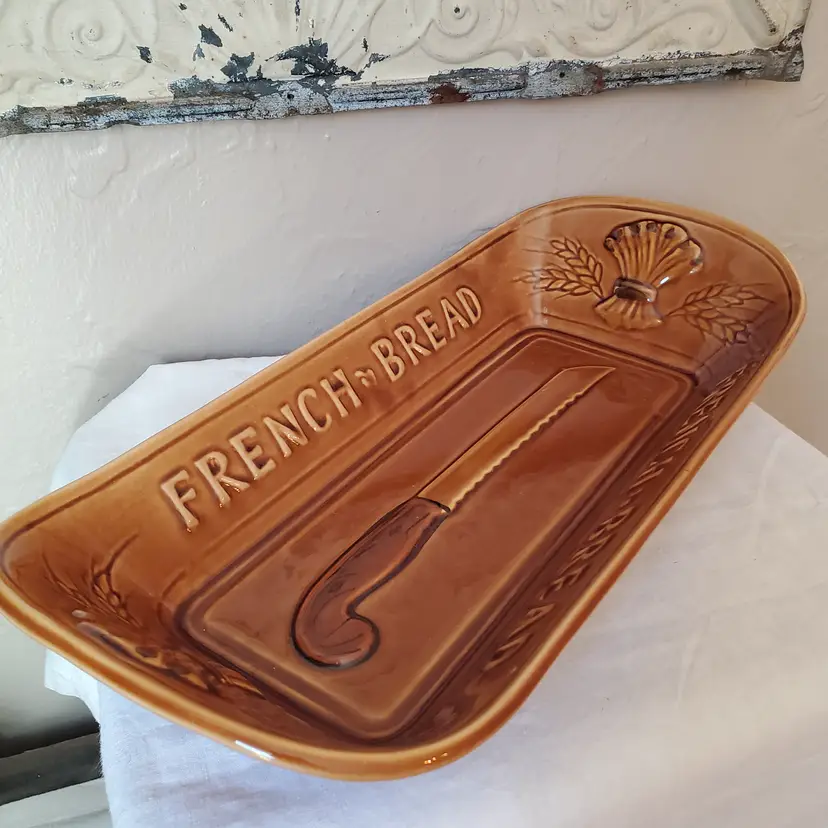 Los Angeles USA Pottery Bread Tray 70's