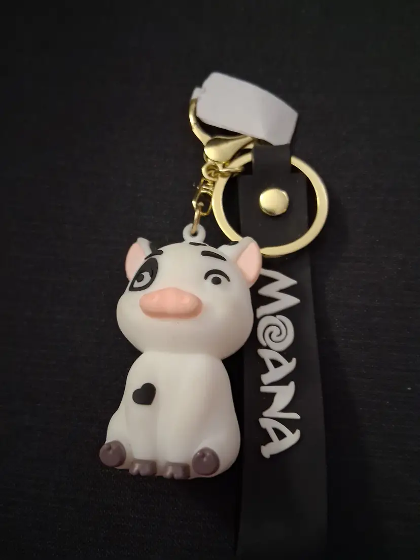 Moana Pua Pig Keychain with Strap-FREE SHIP