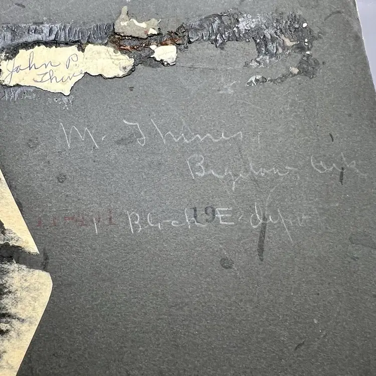 Antique Cabinet Card Photo Portrait Handsome Mustache Man  Identified