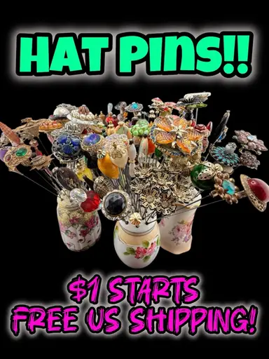Hat Pins and Jewelry!!! With PeteTsai!!!