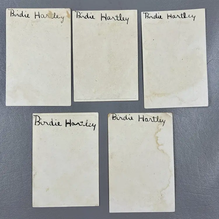 Vintage Lot Of 5 Cards Cottage Scenes Winter Spring Trade Cards 3x4"