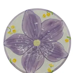Ganz Floral Dinner Plate