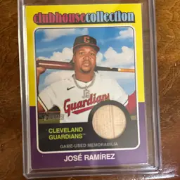 Jose Ramirez 2024 Tribute Bat Relic