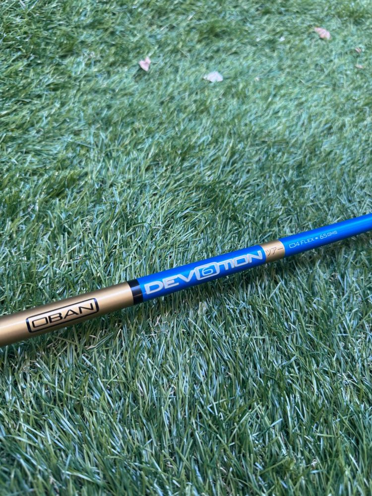Oban Devotion D4 Flex 65g Blue Driver Shaft w/ Ping Adapter