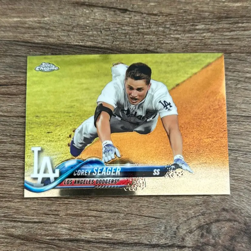 Corey Seager 2018 Topps Chrome Los Angeles Dodgers