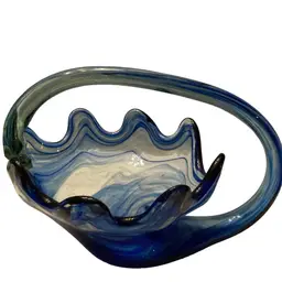 Vintage Sooner Blown Art Glass